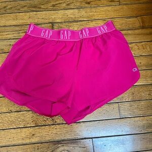 GAP Women's Vibrant Pink Athletic Shorts